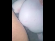 Preview 4 of HUGE CUMSHOT ON MISSIONARY. Sweet Babe on Skirt Gets Fucked Hard (Full video on onlyfans in bio )