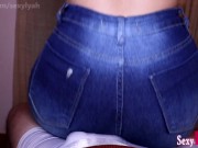 Preview 4 of Hot Assjob Lap Dance in Tight Jeans