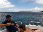 Preview 5 of I took a sexy tourist on my boat then filled her pussy