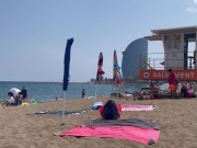 Preview 4 of Nude Monika Fox Sunbathing On A Public Beach In Barcelona