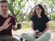 Preview 4 of How does a day at the park end up with a public blowjob? - Cute teen swallows cum