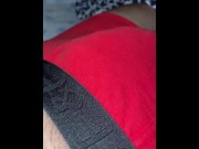 Preview 6 of Moving Cock Under My Red Boxers | Vertical Video