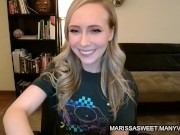 Preview 5 of Marissa Sweet Full Live Cam Show Recording Blonde Chatting And Flashing Stream
