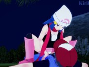 Preview 3 of Dawn (Hikari) and I have intense sex outdoors. - Pokémon Hentai