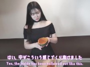 Preview 3 of (Halloween/Japanese)Blowjob While Cooking Pumpkin(concafejonouraaka/cocoa)