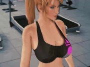 Preview 2 of Samus Aran Working Out (Clothed Version)
