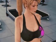 Preview 6 of Samus Aran Working Out (Clothed Version)