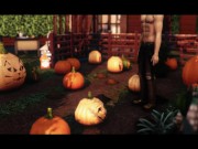 Preview 1 of Hero's Halloween 2022 - Pumpkin Pie - Kacchan x Deku - My Hero Academia 3D Animation Parody