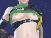 Preview 4 of Dead or Alive Xtreme Venus Vacation Nagisa FF7R Yuffie Outfit Nude Mod Fanservice Appreciation