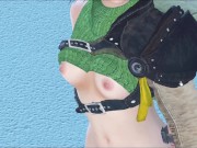 Preview 6 of Dead or Alive Xtreme Venus Vacation Nagisa FF7R Yuffie Outfit Nude Mod Fanservice Appreciation