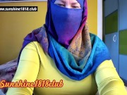 Preview 2 of Arab hijab muslim with big tits on cam from Middle East recorded webcam show November 2nd