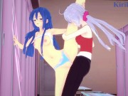 Preview 4 of Tsubasa Kazanari and Chris Yukine have intense futanari sex in the locker room. - Symphogear Hentai