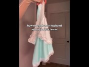 Preview 5 of Perfect Body Big Titty Blonde Dresses Up In Maid Outfit