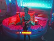 Preview 4 of Big Titty CyberPunk 2077 Lesbian Fucks Meredith Stout!