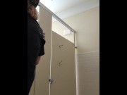 Preview 6 of getting fucked in th public bathroom stall at work