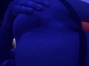 Preview 4 of Strocking my asshole with LED Lights on 😈🍑