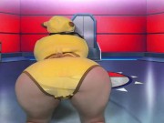 Preview 3 of Pokémon Master Ash Fucks Pikachu In A Public Battle Gym!