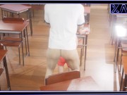 Preview 3 of Japanese schoolgirl Marika gets fucked on a table in a school classroom