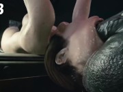 Preview 1 of Jill Valentine Face Fucked By Monster Cock