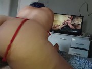 Preview 2 of watching perverse family that porn bastard heavy and very horny to watch fucking a dick🍆🍑💦🤤😋
