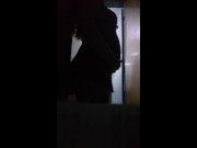 Preview 2 of Pregnant amateur hot wife milf on homemade video showing off pregnancy round belly stomach on camera