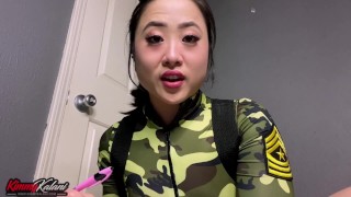 Follow my Instructions! Military Asian Babe Controls your Cock -ASMR JOI