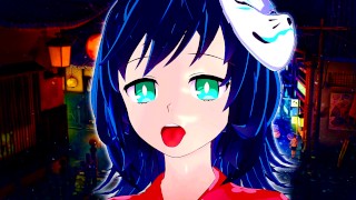 Tanjiro Fucks Makomo from Demon Slayer Until Creampie - Anime Hentai 3d Uncensored