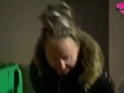 Preview 2 of Classy is talked into pissing in the street for £1 and then gets caught