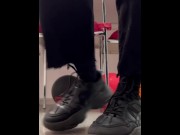 Preview 1 of Sneakers cock trample