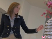 Preview 2 of Solo blonde hottie Molly Manson masturbating excitingly at home.