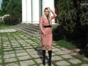 Preview 1 of katerina piglet latex on public