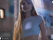 Preview 1 of TUSHYRAW Wild redhead Little Dragon gets ass fucked hard