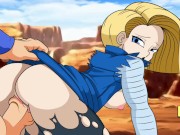 Preview 4 of ANDROID 18 SURPRISED WITH A COCK (DRAGON BALL HENTAI)