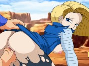 Preview 5 of ANDROID 18 SURPRISED WITH A COCK (DRAGON BALL HENTAI)