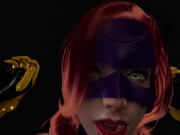 Preview 1 of Gotham Knights - Batgirl Anal, Ripped Suit - Missionary, Cowgirl, Doggystyle, Blowjob