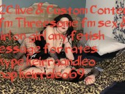 Preview 3 of FFM Threesome with 2 smoking Goth sluts snap keirraleo69 for live show