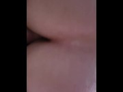 Preview 2 of She keeps masturbating and I stick my cock in her pussy and then I cum on her ass