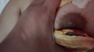 ASMR Enjoying the big mac with extra meat