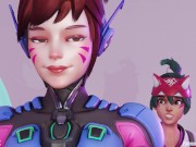 Preview 1 of Kiriko Tickled by DVa - Overwatch 2 tickling part 1