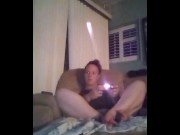 Preview 5 of Milf Smoking Cigarettes Playing Video Games In Mini Dress Part 2