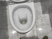 Preview 1 of Golden shower in the toilet pov, pissing