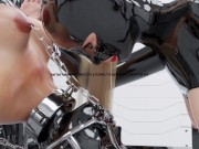 Preview 1 of Hardcore Restrained Girl Gagged Dominated 3D BDSM