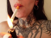 Preview 2 of Topless smoking after masturbating