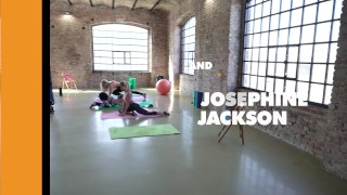 POV - Personal training with cock sluts Cherry Kiss, Diane Chrystall and Josephine Jackson