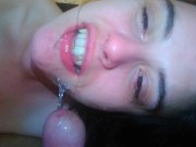 Preview 4 of PinkMoonLust Tries Deepthroating BBC Uncircumcised Blowjob Custom Content Tonsils Oral Tongue Mouth