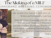 Preview 2 of F4M Audio Roleplay - A Gangbang Breeding Ceremony for Future MILFs - Scripted Gangbang Audio