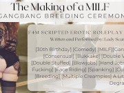 Preview 3 of F4M Audio Roleplay - A Gangbang Breeding Ceremony for Future MILFs - Scripted Gangbang Audio