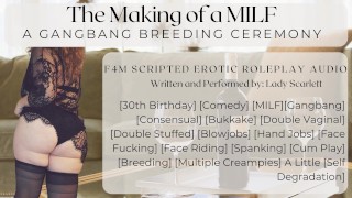 F4M Audio Roleplay - A Gangbang Breeding Ceremony for Future MILFs - Scripted Gangbang Audio