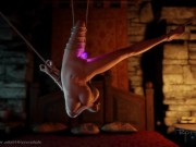 Preview 6 of Triss in reverse shibari suspension (The Awakening)