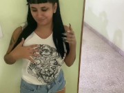 Preview 2 of Latina comes to paint my house and she shows me her skills - Moli23 & Fuckboy